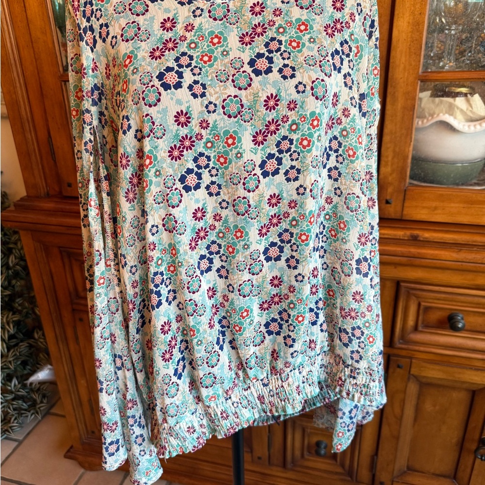 Torrid Multicolor Floral Blouse